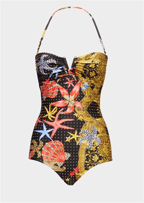 versace womens swim|versace one piece bathing suit.